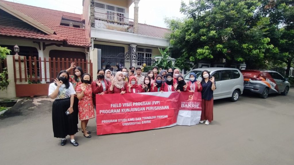 Kunjungan mahasiswa Teknologi Pangan Universitas Bakrie